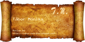 Tábor Mónika névjegykártya